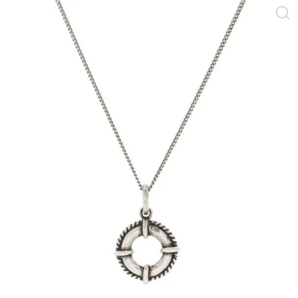 Saint Laurent Jewelry - Saint Laurent Buoy Pendant Necklace Silver